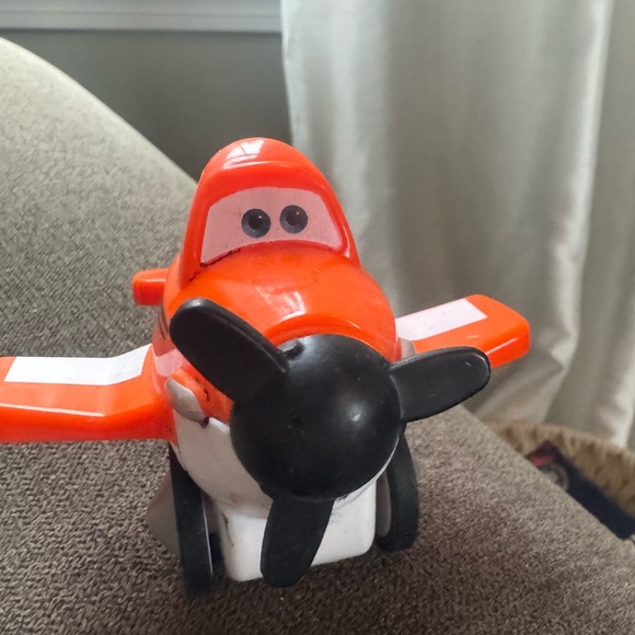 Disney Pixar Planes Rollers Rev N Go Dusty Crophopper 2013 Mattel Fisher Price - Picture 8 of 9